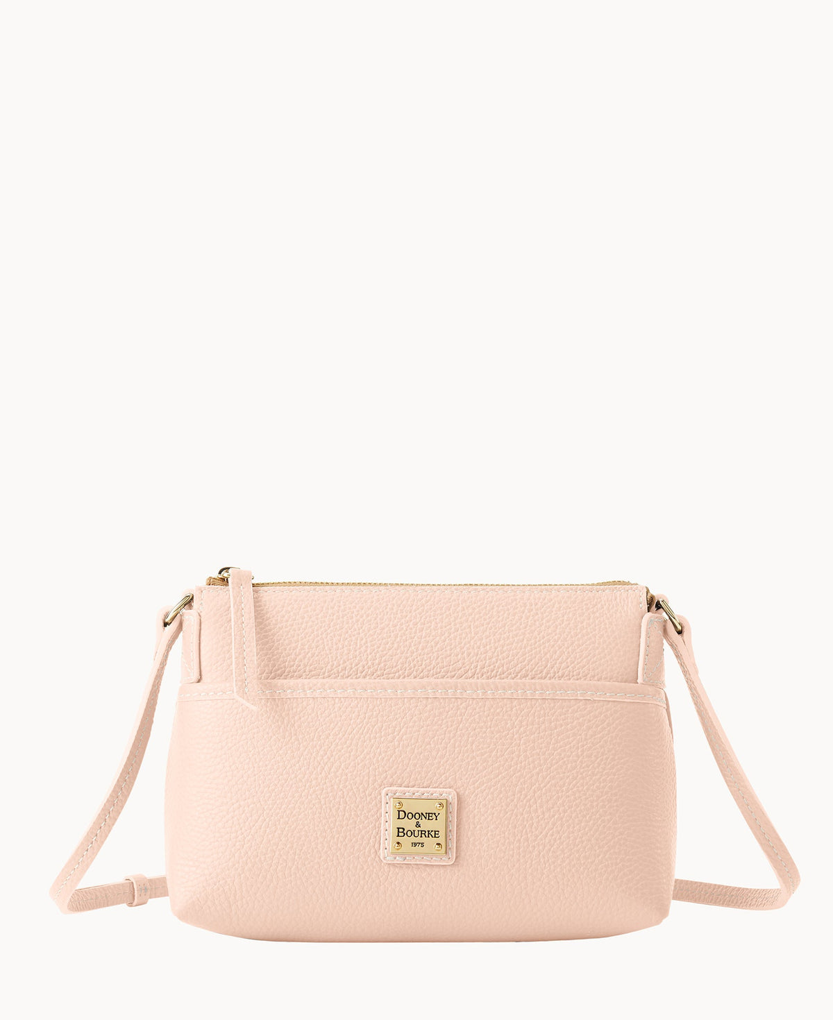 Lucca Leather Ginger Crossbody - Blush
