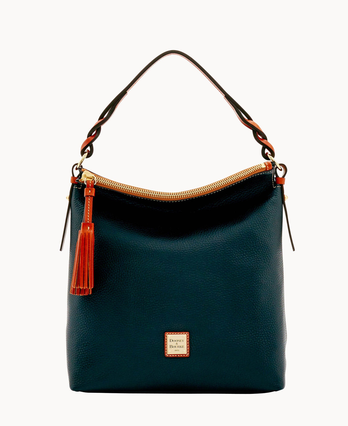 Pebble Grain Small Sloan - Black