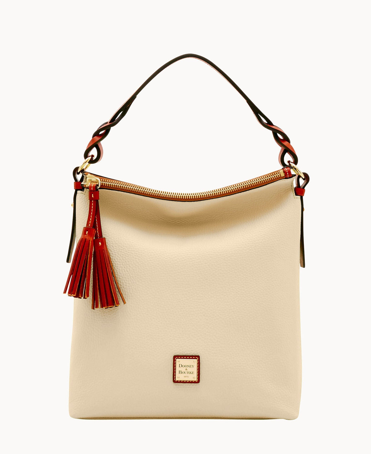 Pebble Grain Small Sloan - Bone