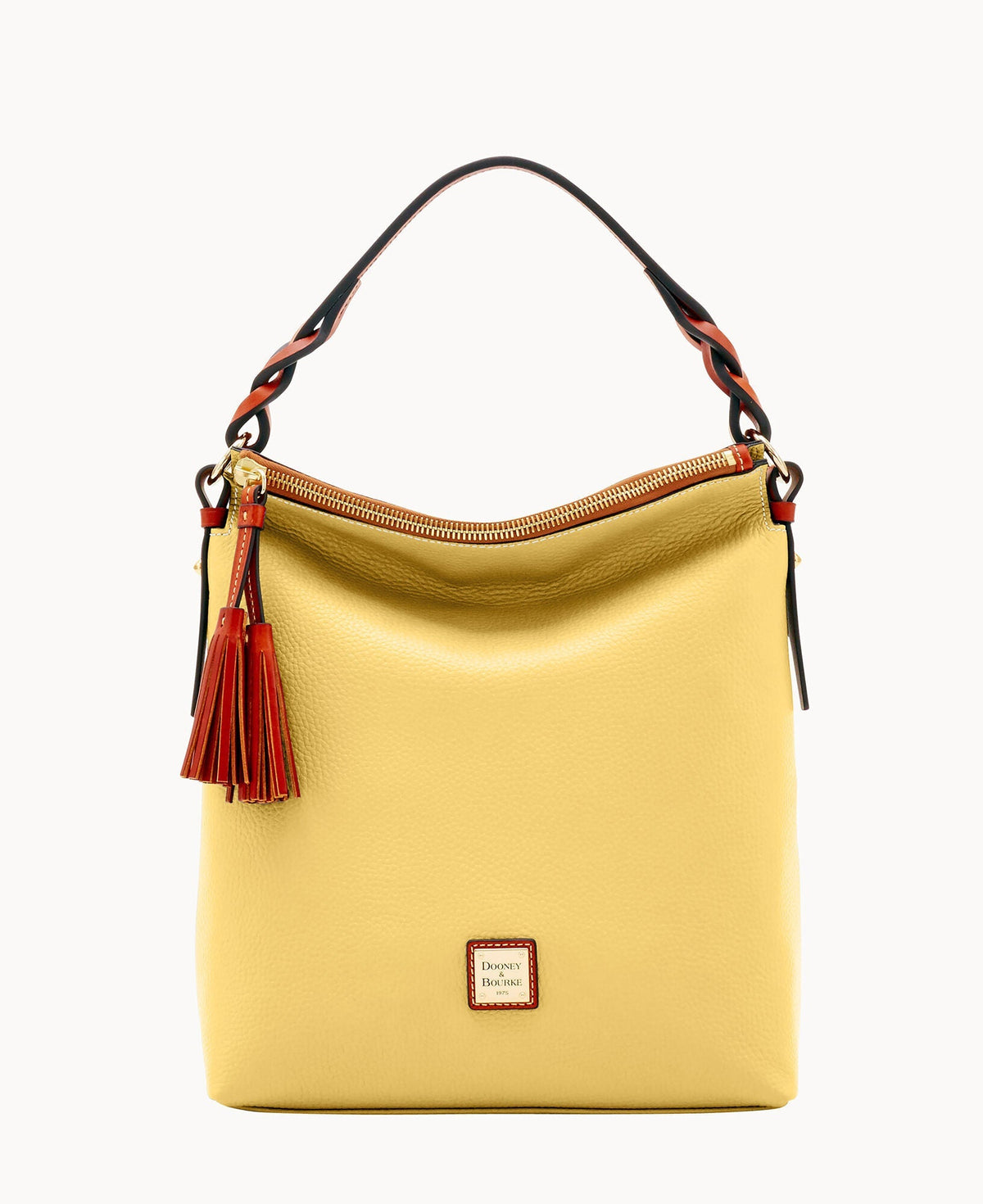Pebble Grain Small Sloan - Lemon