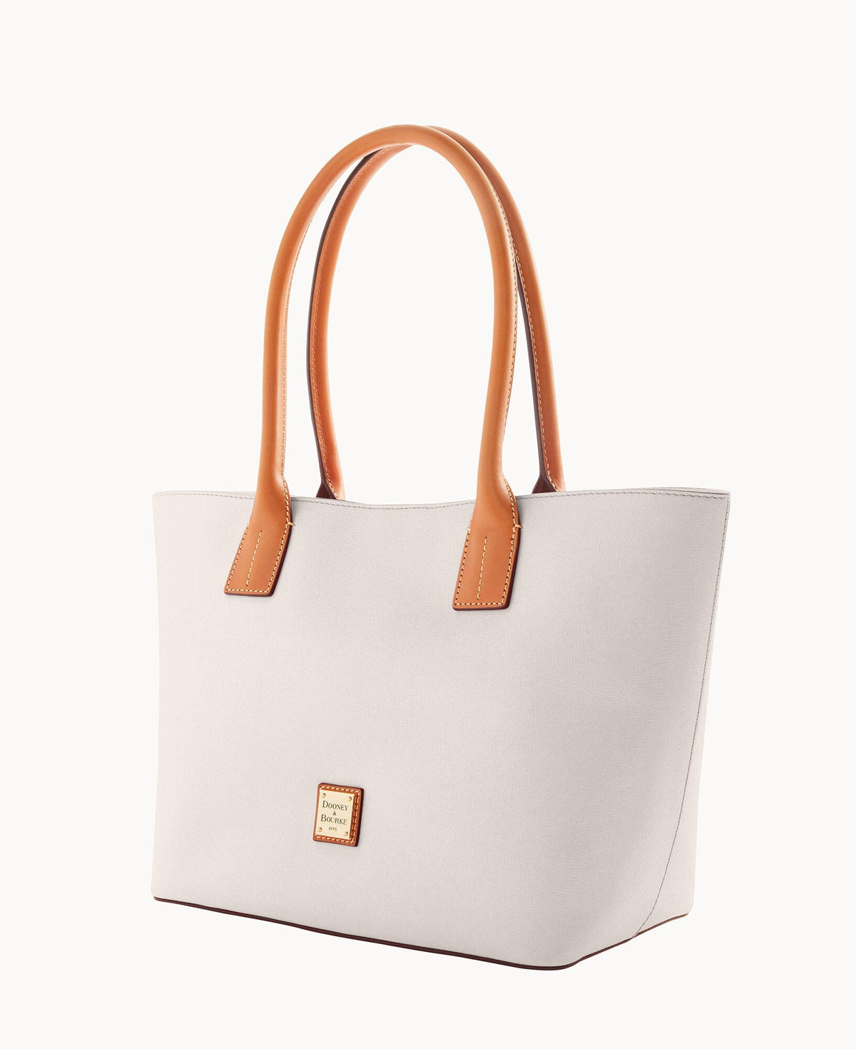 Saffiano Small Russel - Ecru