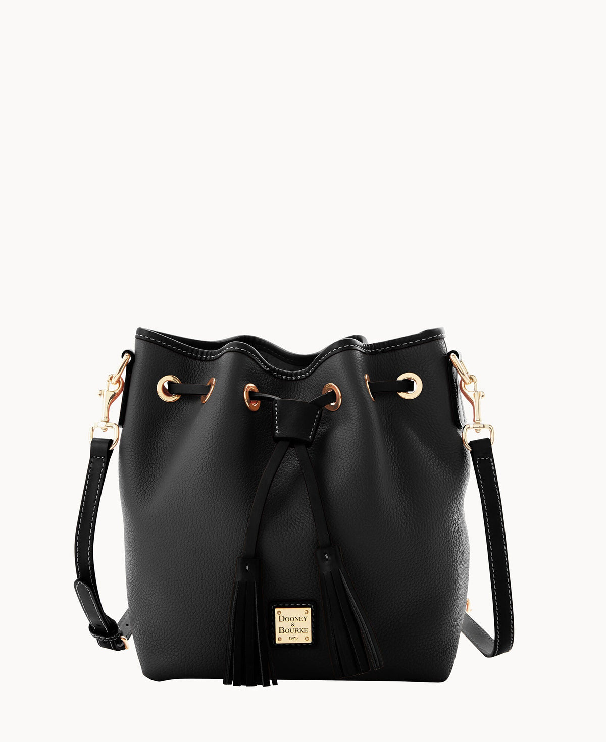 Pebble Grain Aimee Crossbody - Black Black