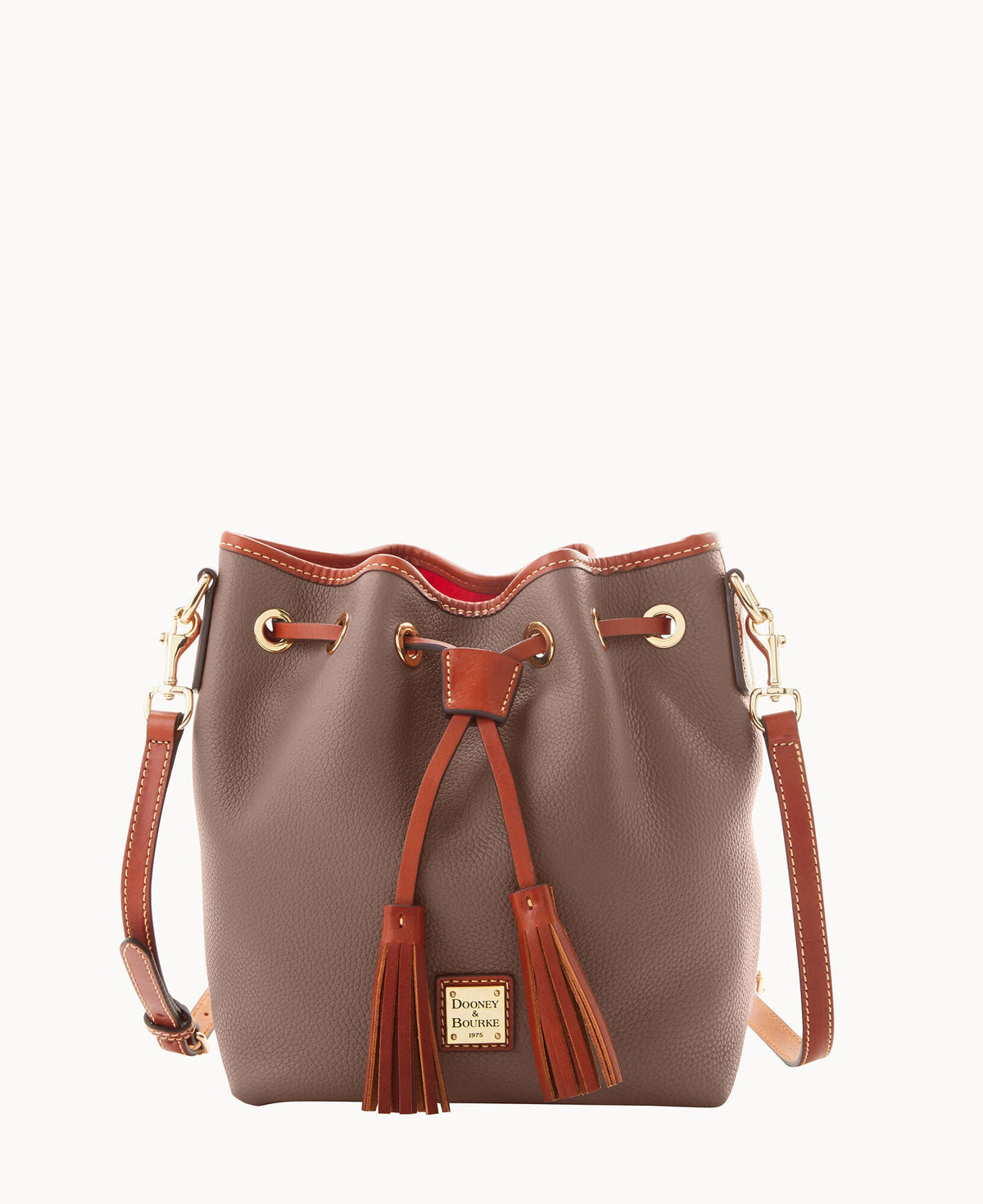 Pebble Grain Aimee Crossbody - Elephant