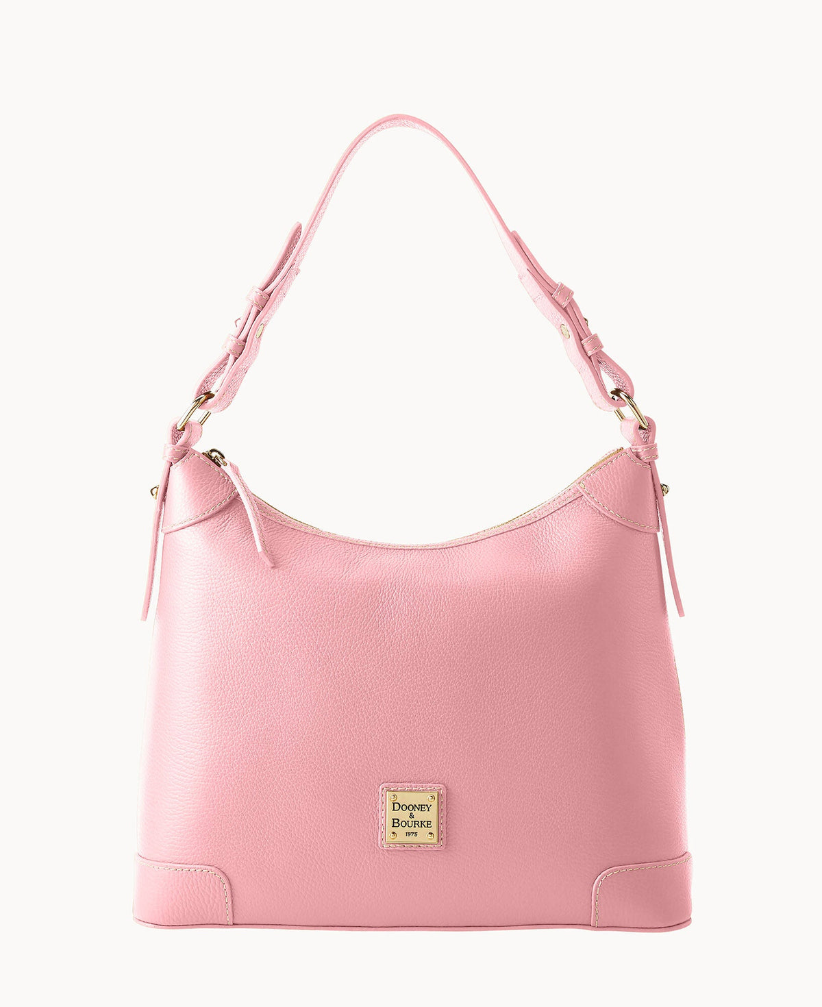 Lucca Leather Hobo - Pale Pink