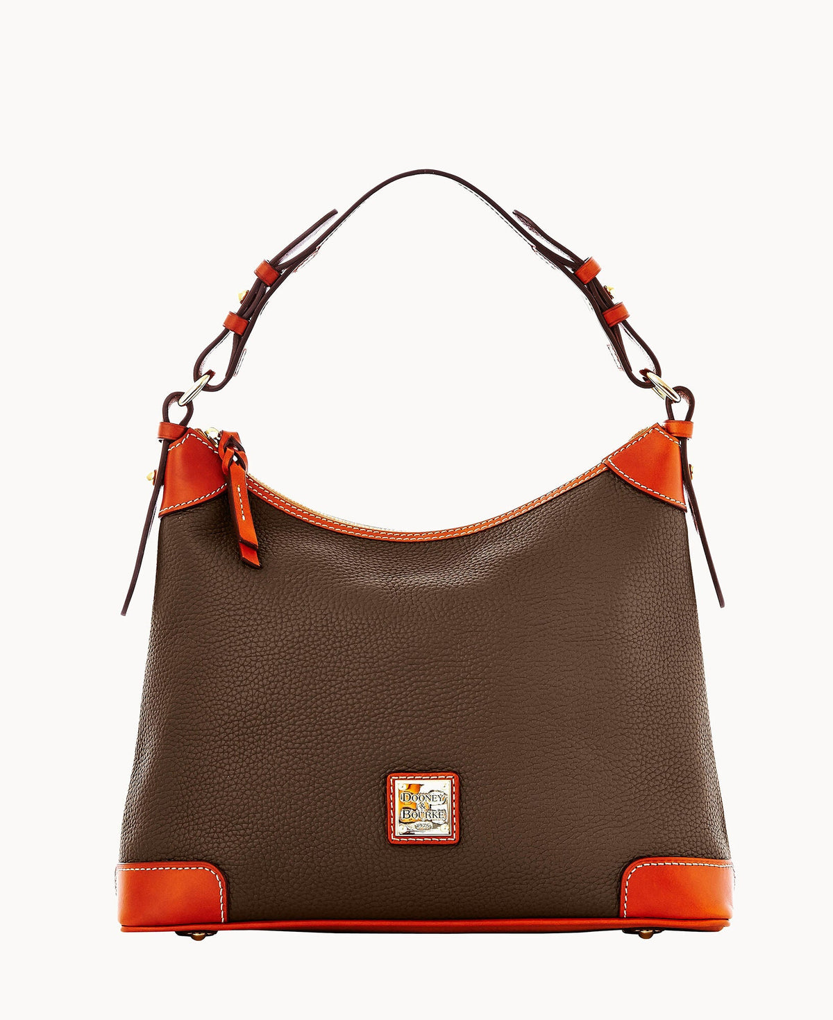 Pebble Grain Hobo - Brown Tmoro