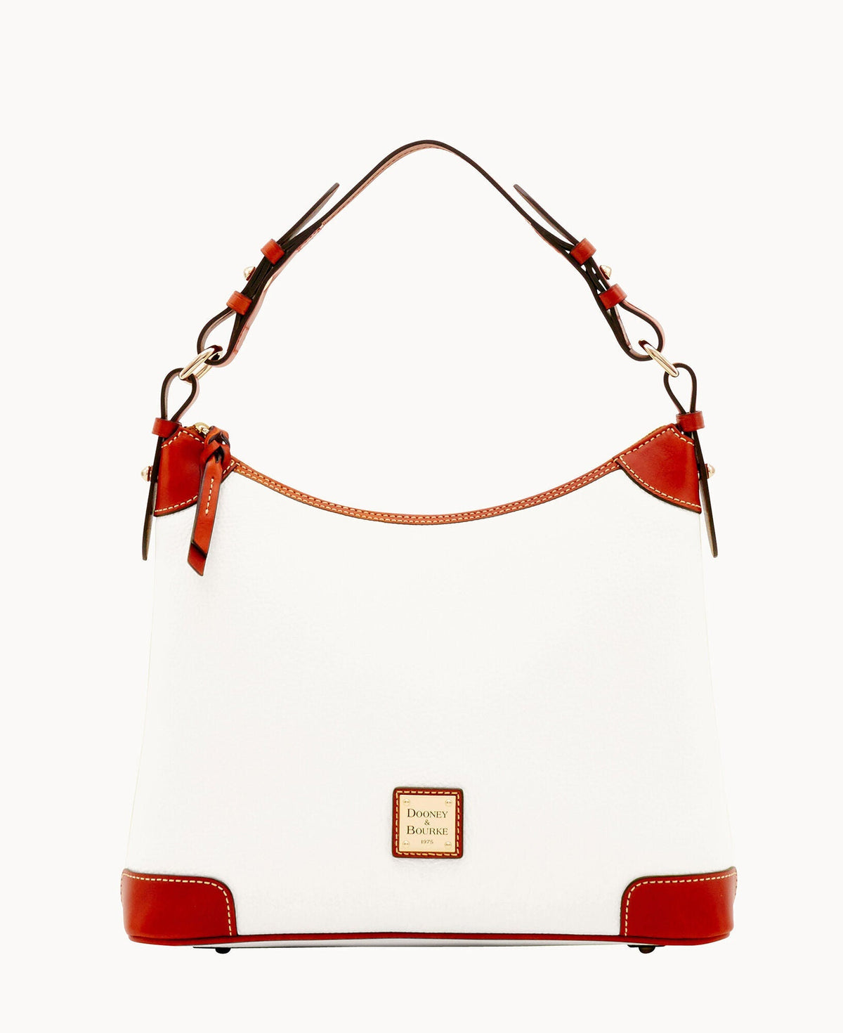 Pebble Grain Hobo - White