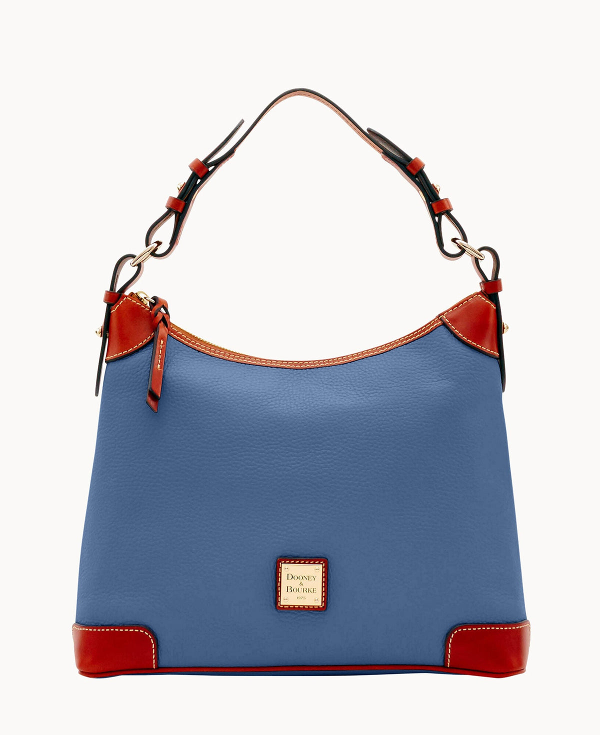 Pebble Grain Hobo - Steel Blue