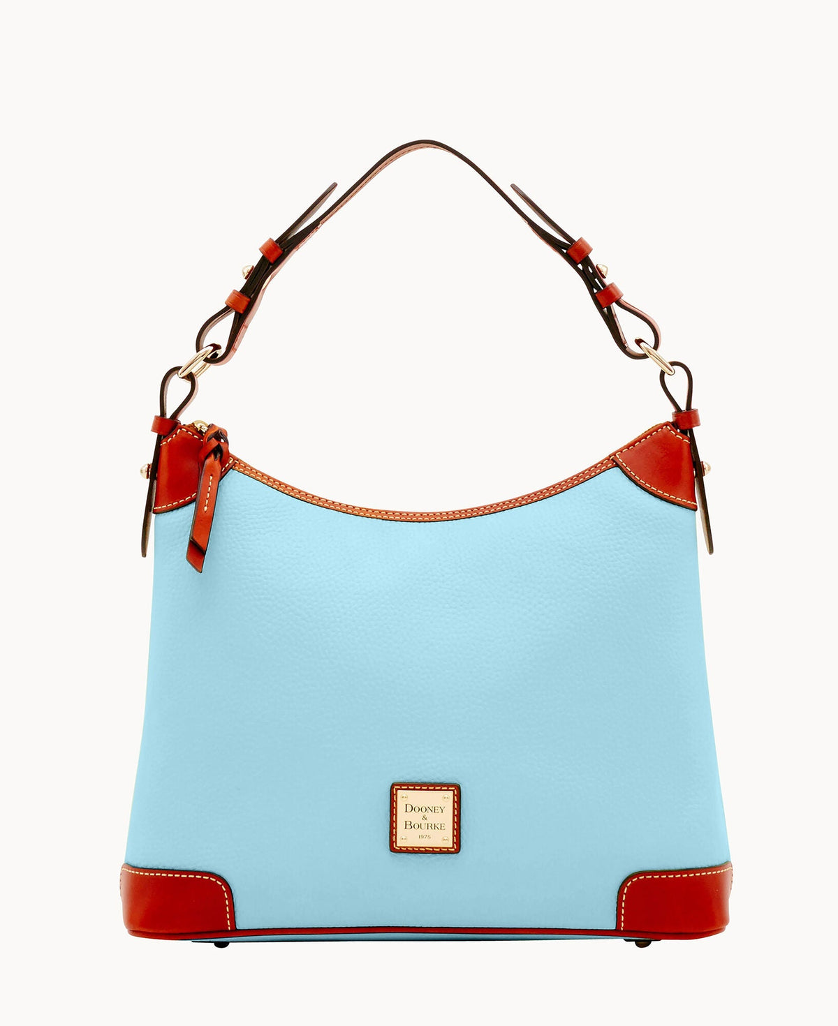 Pebble Grain Hobo - Caribbean Blue
