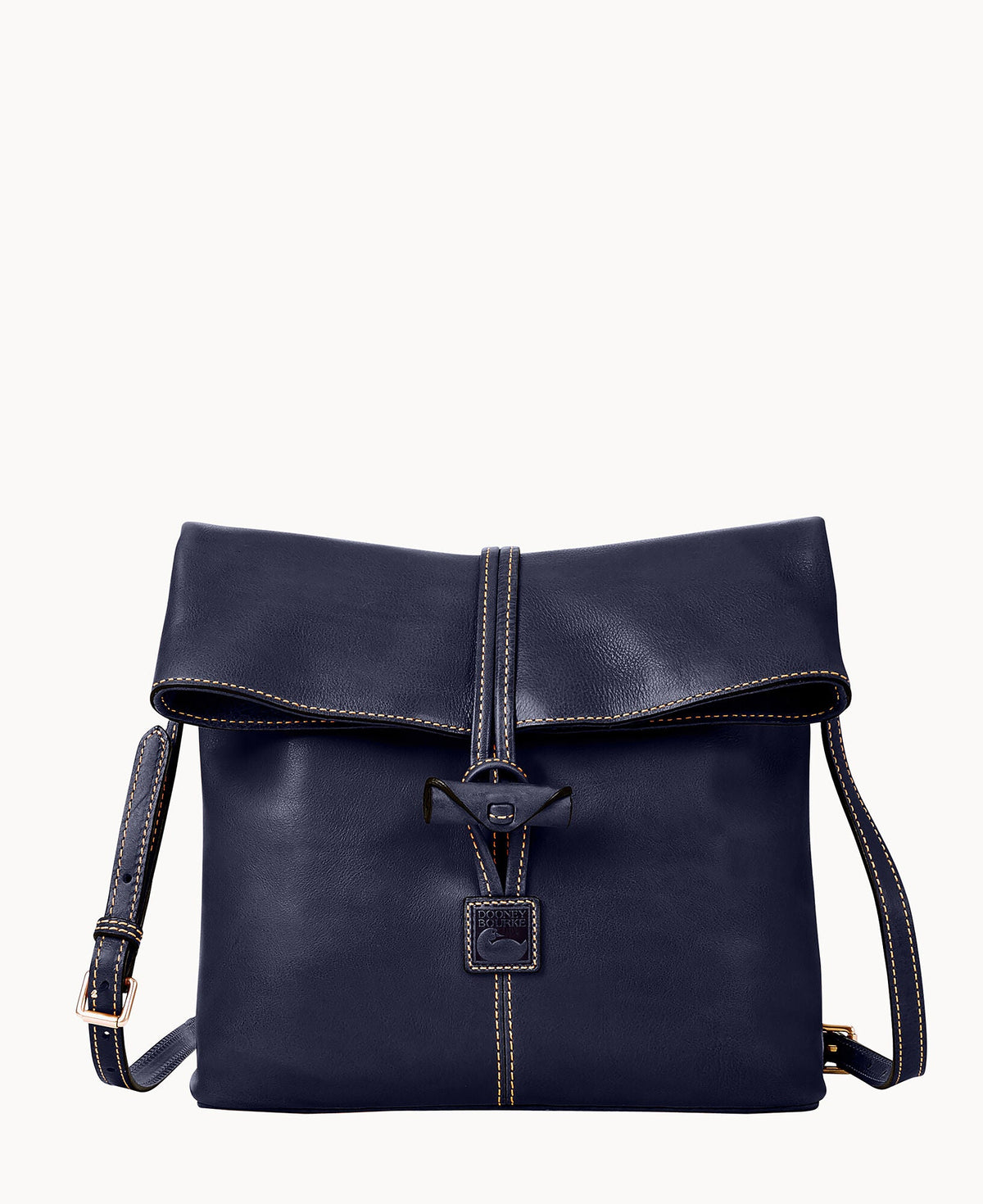 Florentine Medium Toggle Crossbody - Navy