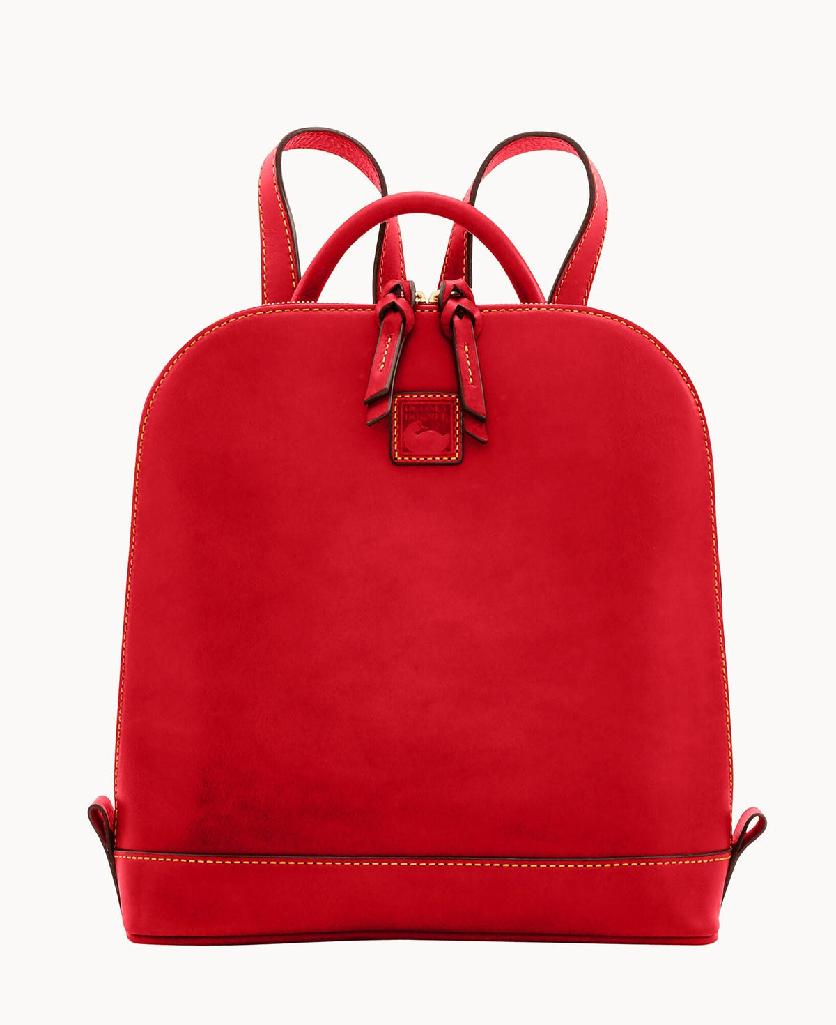 Florentine Zip Pod Backpack - Red