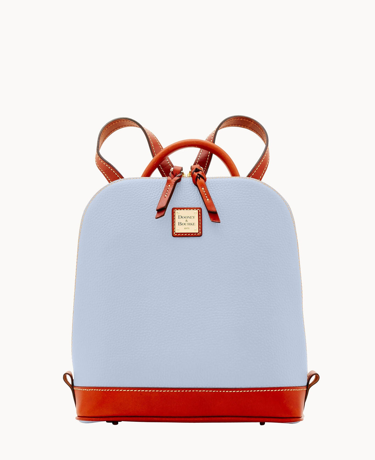 Pebble Grain Zip Pod Backpack - Glacier Blue