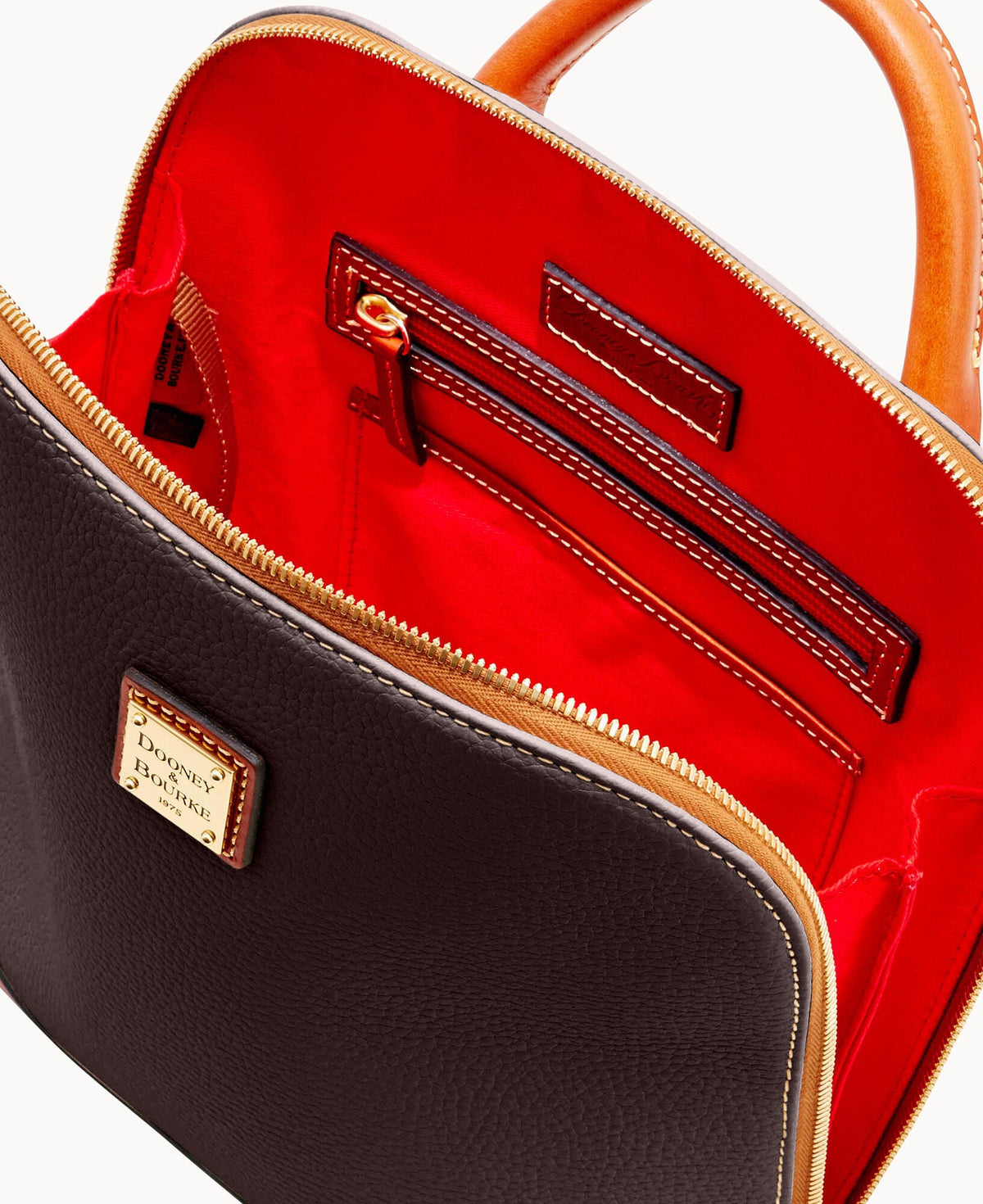 Pebble Grain Zip Pod Backpack - Image 83