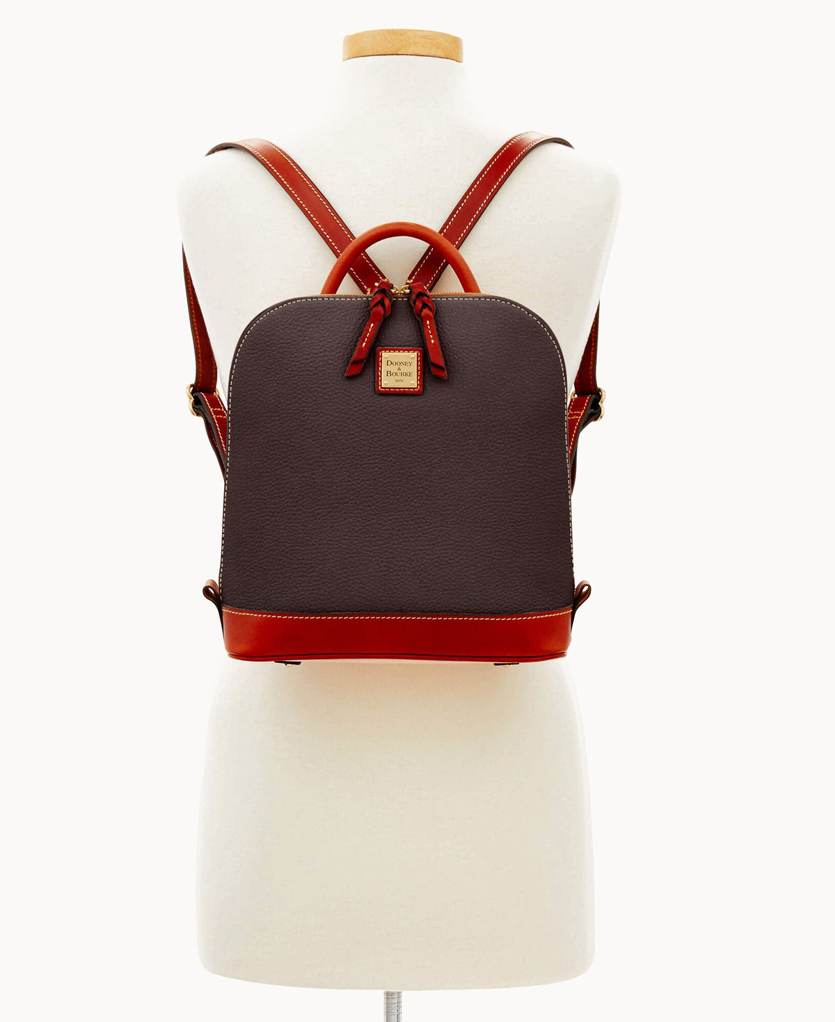 Pebble Grain Zip Pod Backpack - Image 84