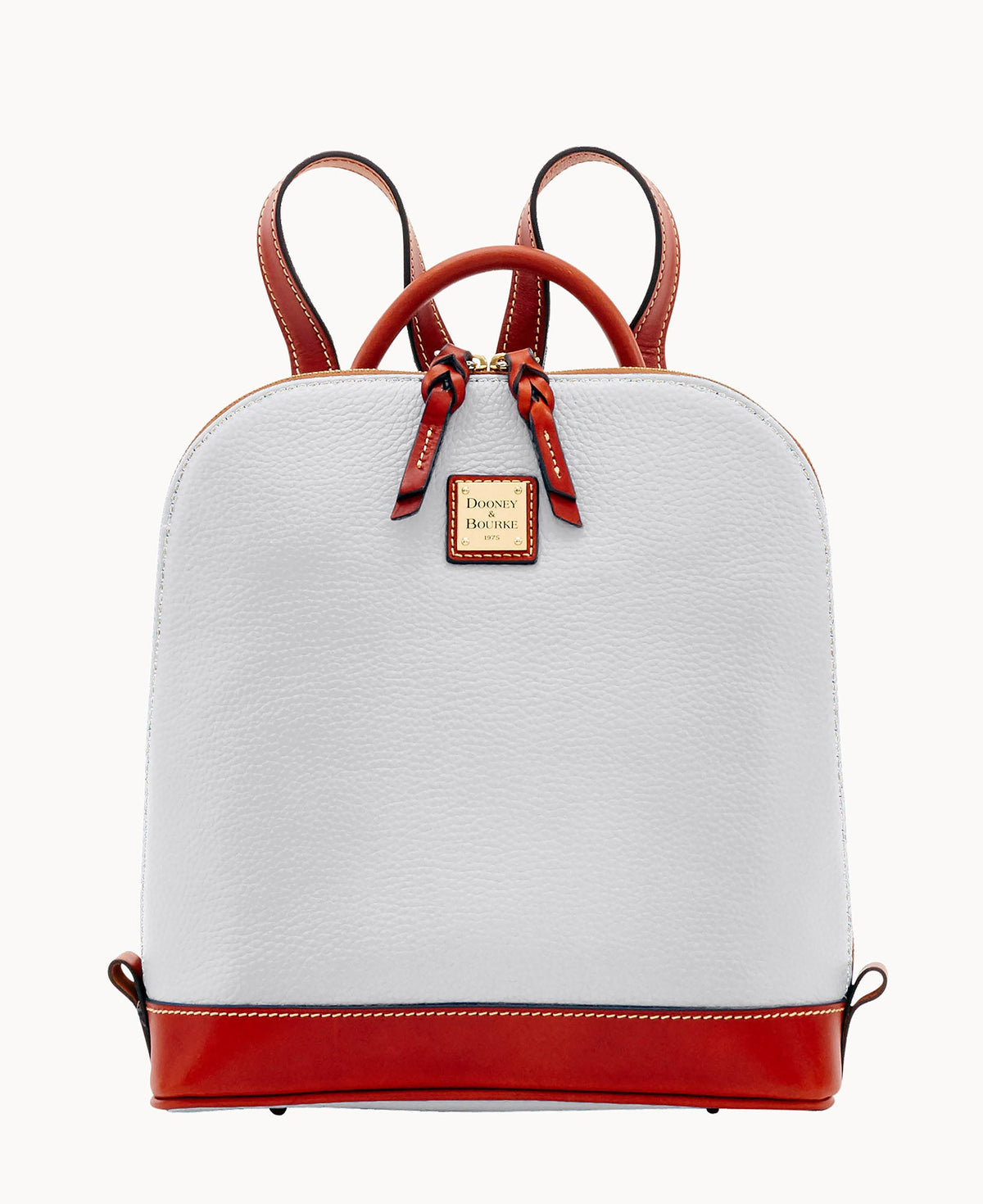 Pebble Grain Zip Pod Backpack - Fog