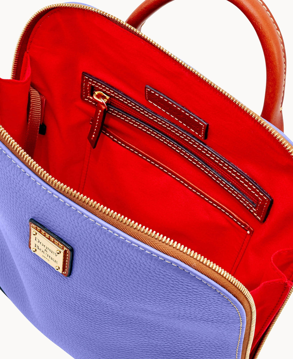 Pebble Grain Zip Pod Backpack - Image 103