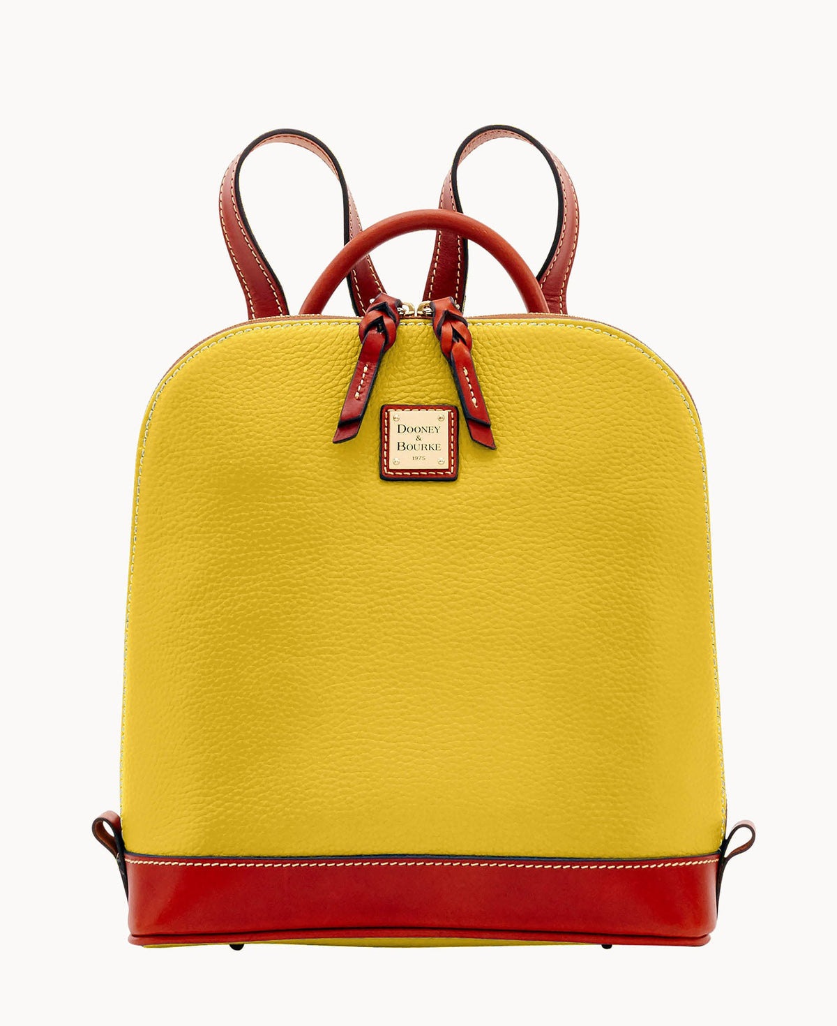 Pebble Grain Zip Pod Backpack - Sunflower