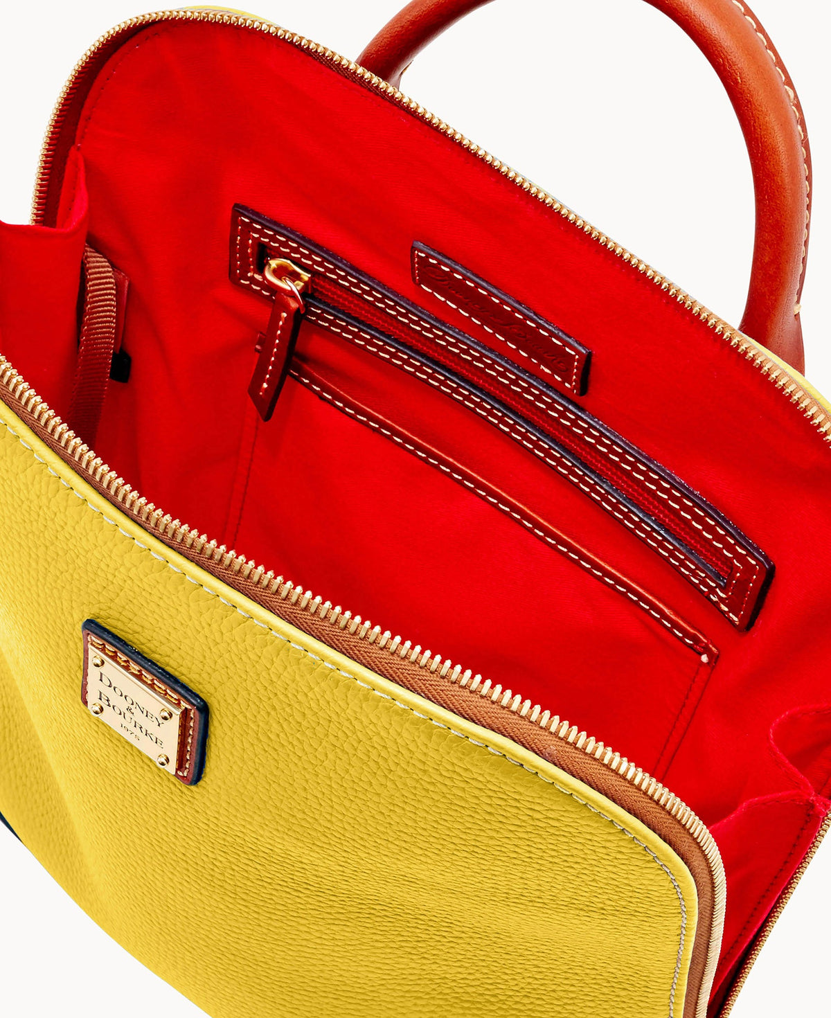 Pebble Grain Zip Pod Backpack - Image 111