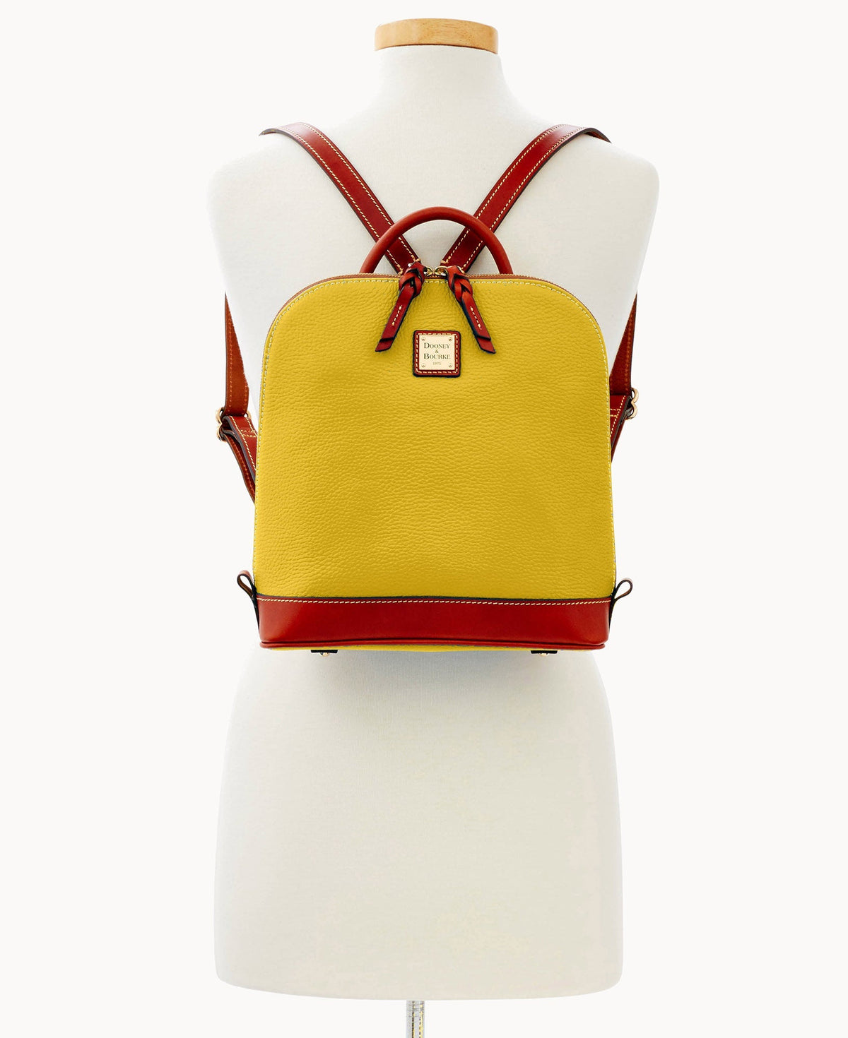 Pebble Grain Zip Pod Backpack - Image 112