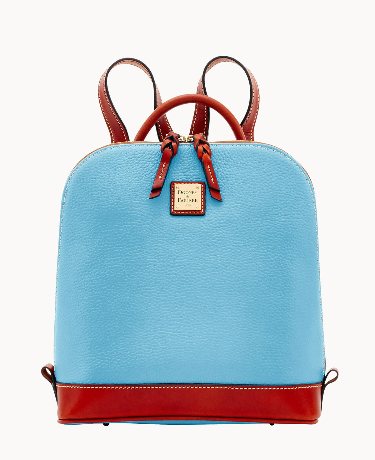 Pebble Grain Zip Pod Backpack - Sky