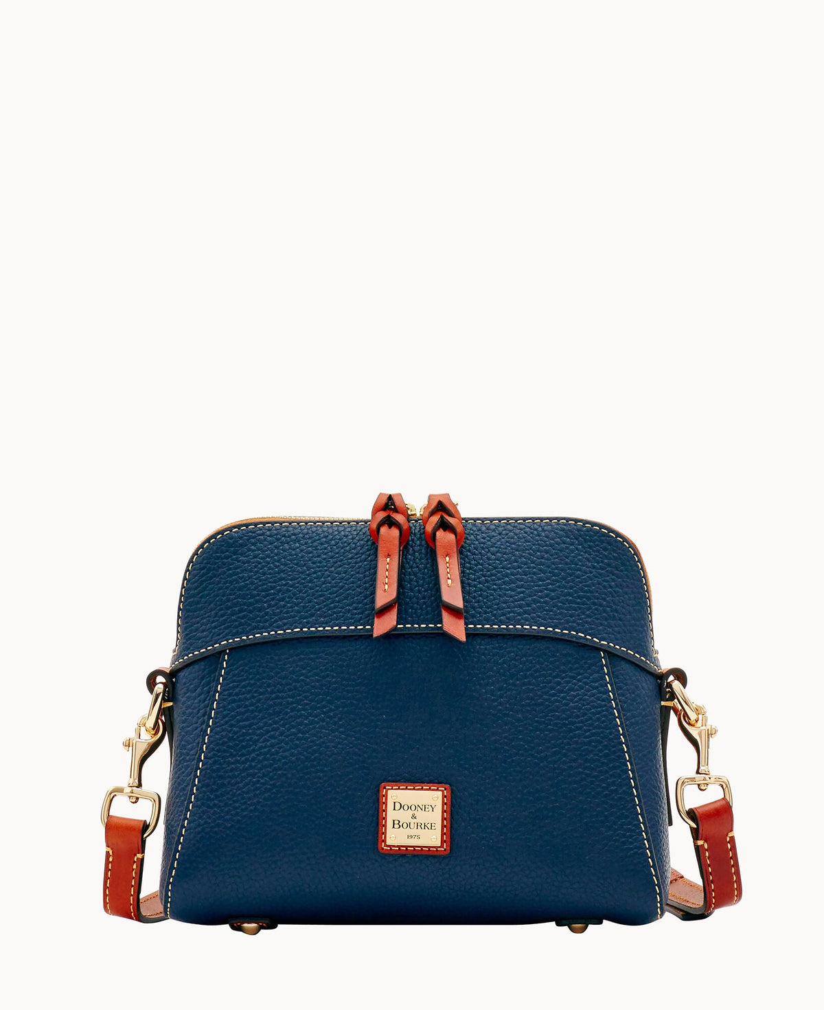 Pebble Grain Cameron Crossbody - Midnight Blue