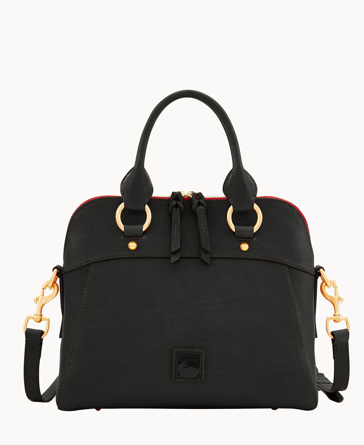 Florentine Cameron Satchel - Black Black