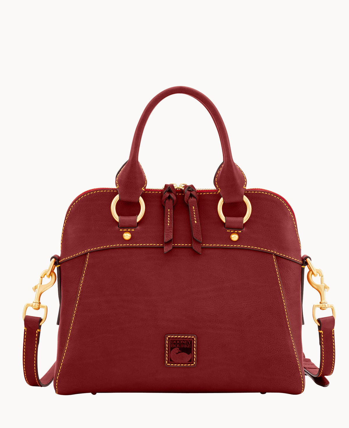 Florentine Cameron Satchel - Bordeaux
