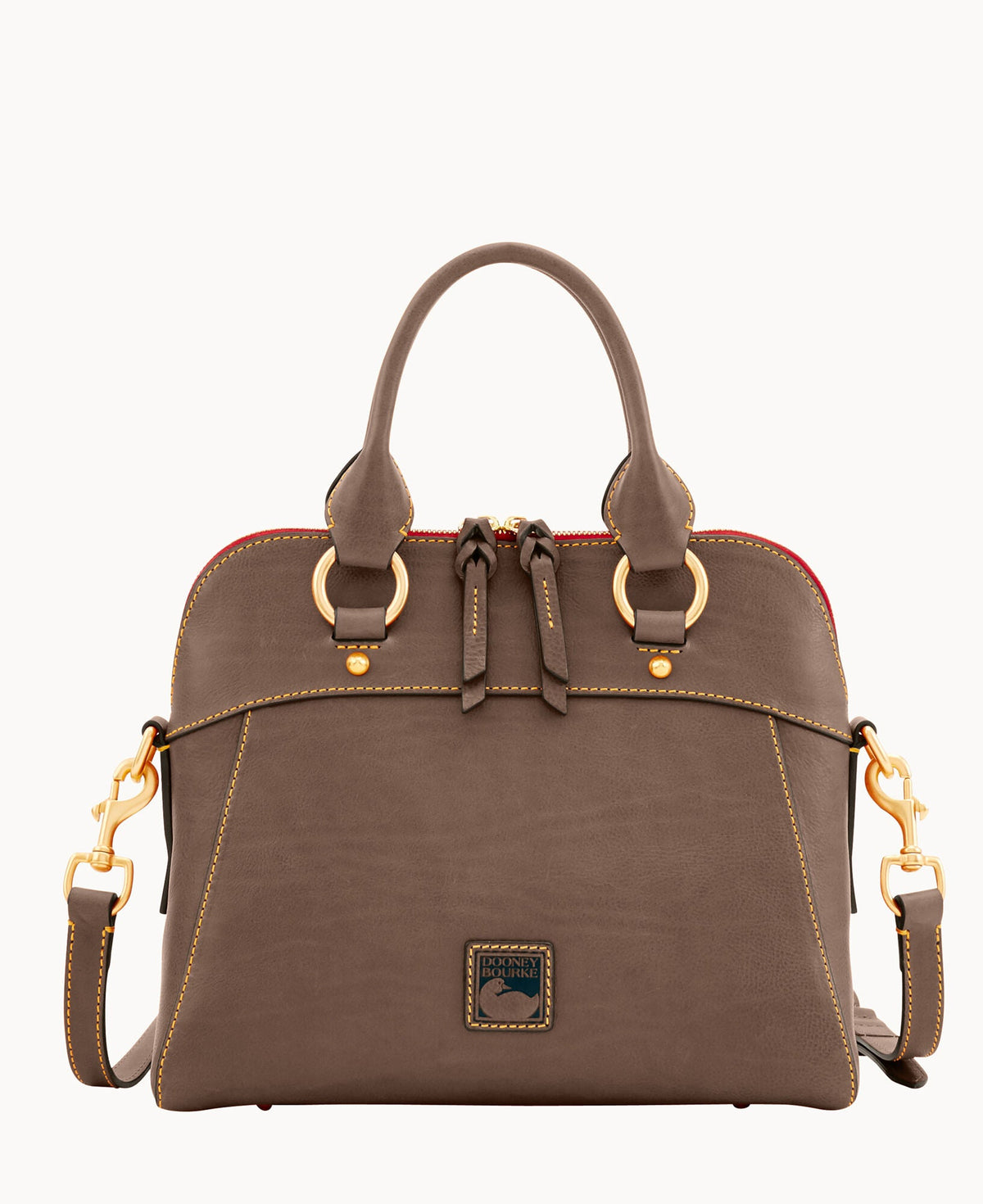 Florentine Cameron Satchel - Charcoal