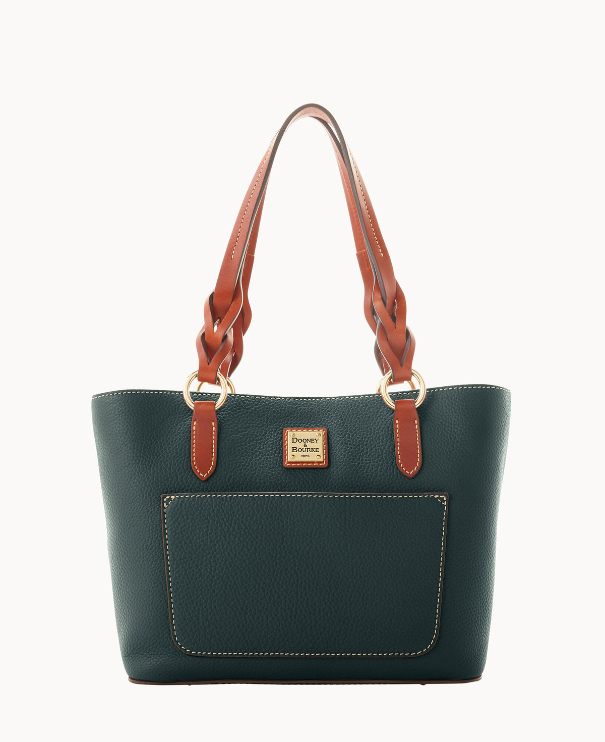 Pebble Grain Small Gretchen Tote - Forest