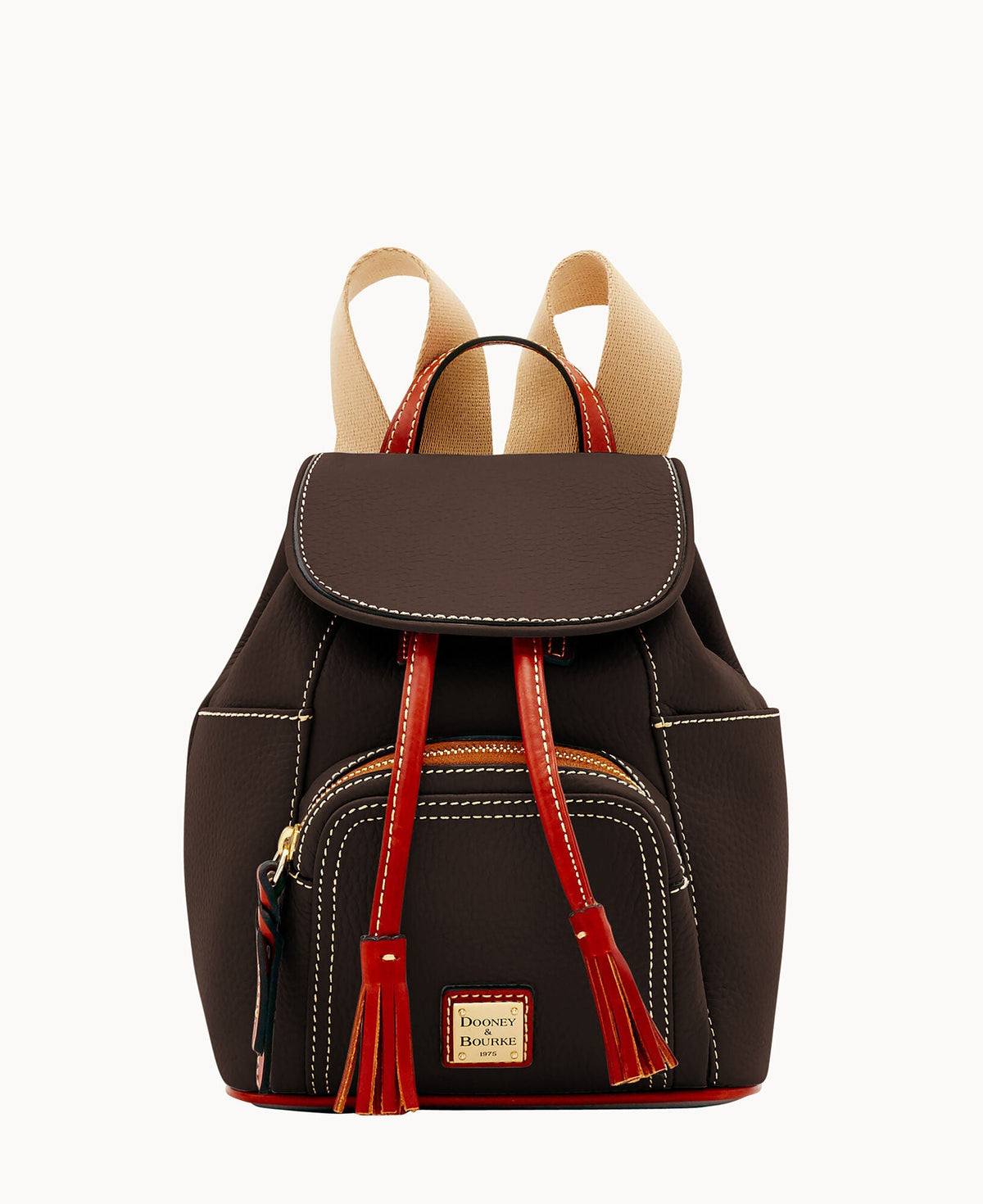 Pebble Grain Small Murphy Backpack - Brown Tmoro