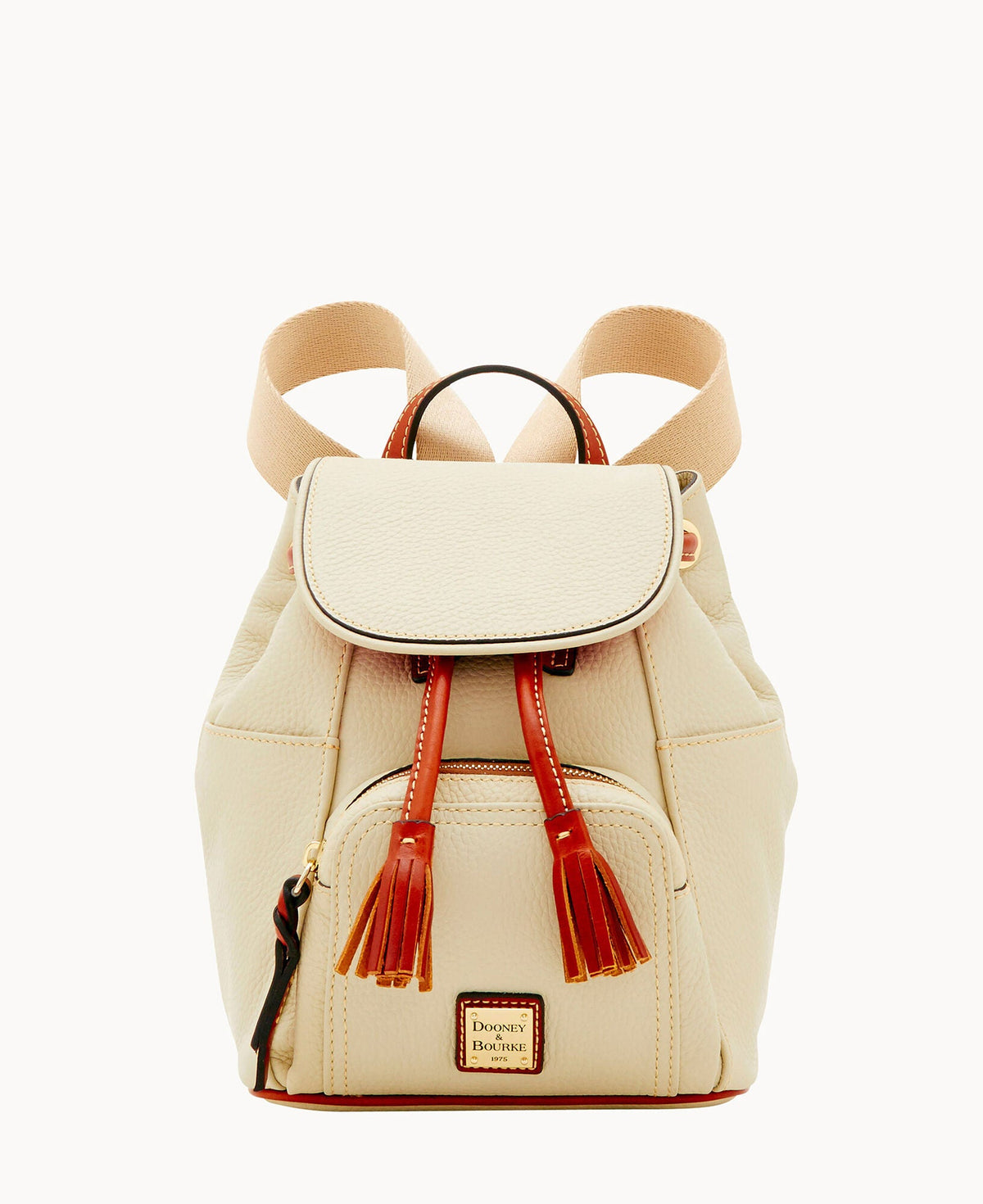 Pebble Grain Small Murphy Backpack - Bone