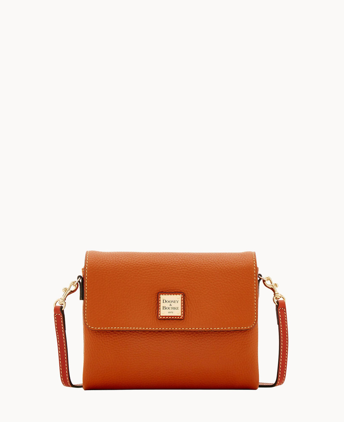 Pebble Grain Hunter Crossbody - Caramel