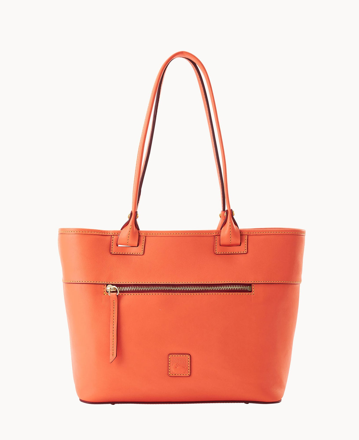 Florentine Zip Tote - Salmon