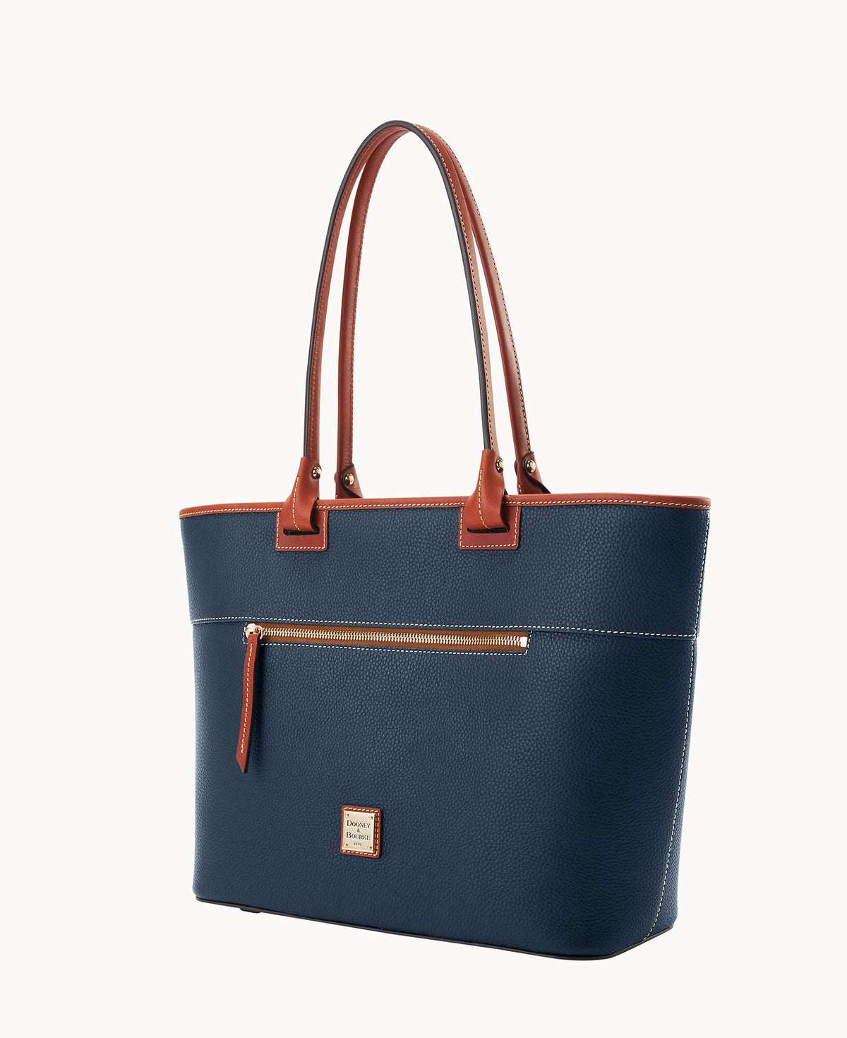 Pebble Grain Large Zip Tote - Image 30