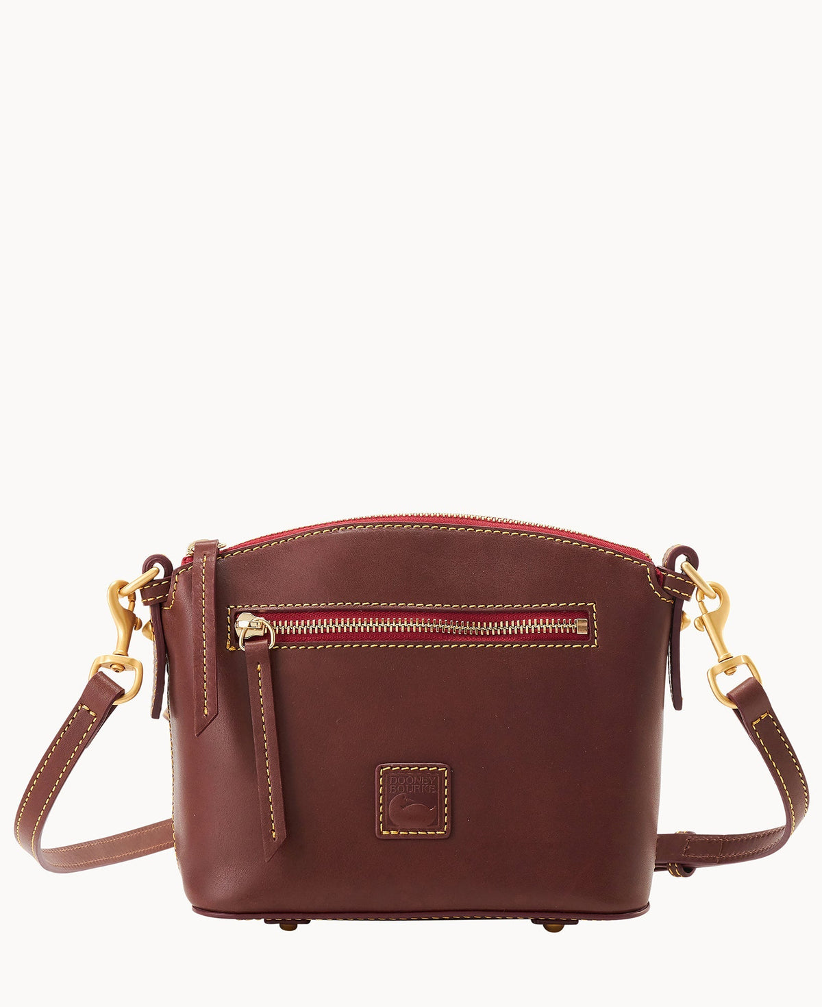 Florentine Domed Crossbody - Chestnut