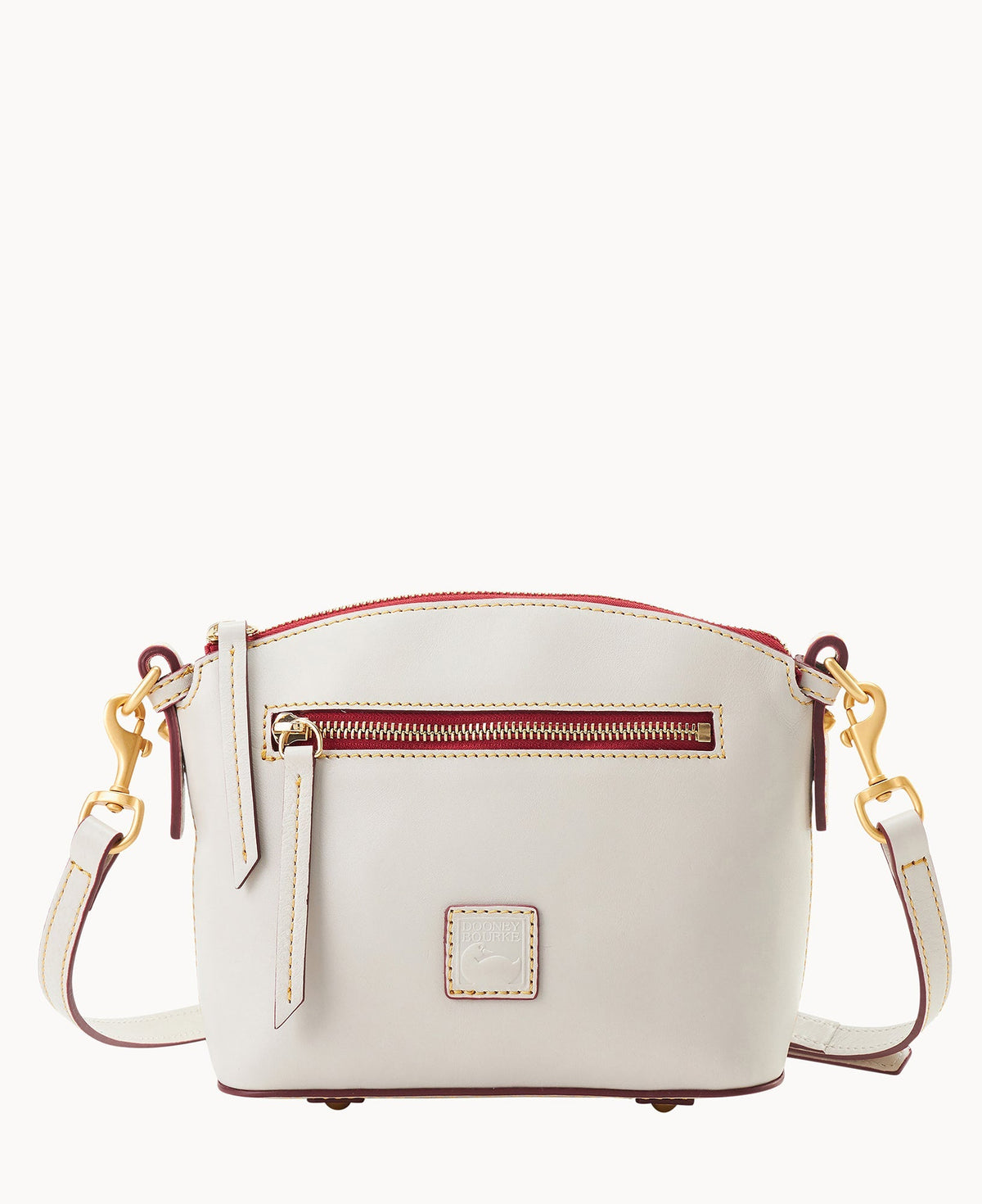 Florentine Domed Crossbody - Ecru