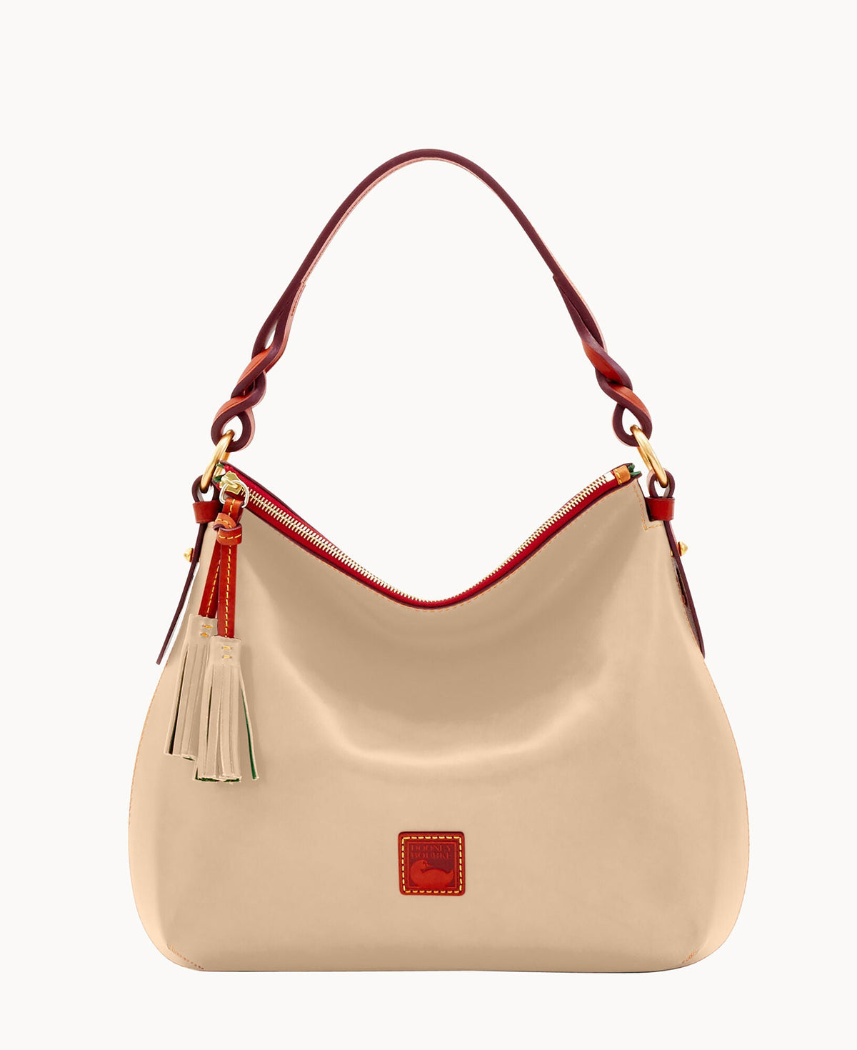 Florentine Twist Strap Hobo - Oyster