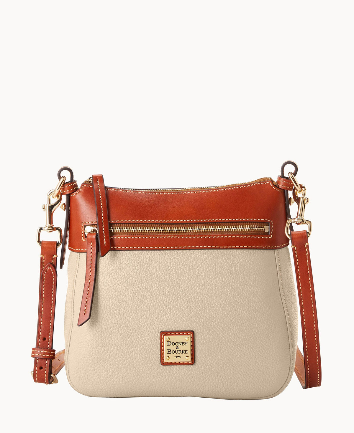 Pebble Grain Crossbody 25 - Bone