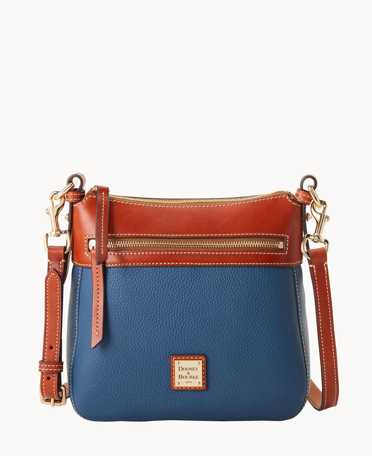 Pebble Grain Crossbody 25 - Jeans