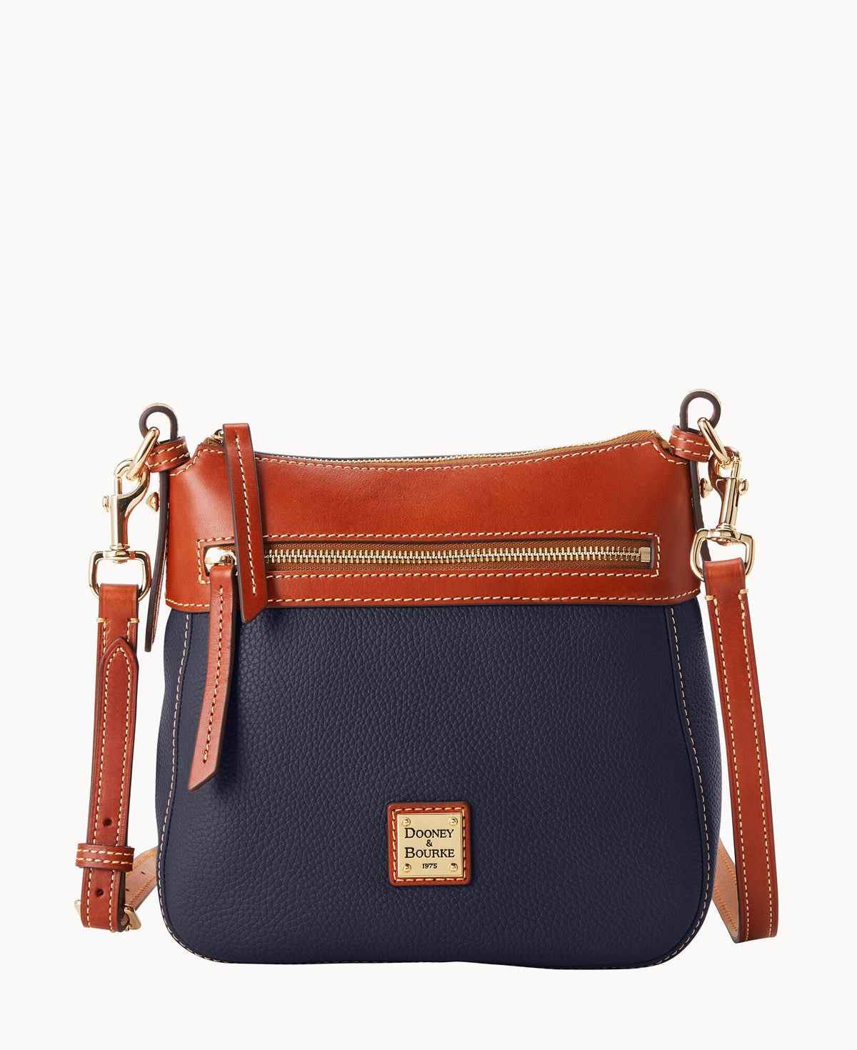 Pebble Grain Crossbody 25 - Midnight Blue
