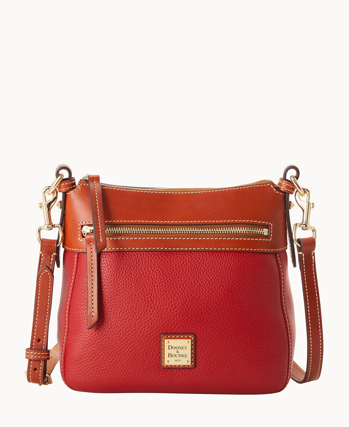 Pebble Grain Crossbody 25 - Red