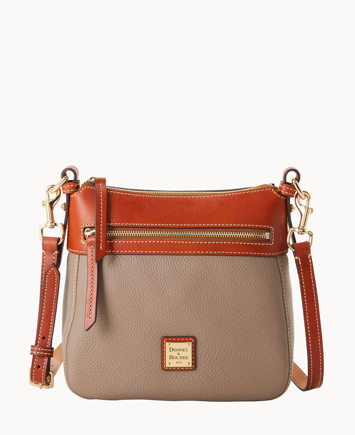 Pebble Grain Crossbody 25 - Taupe