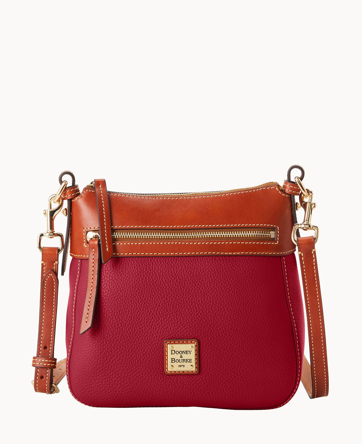 Pebble Grain Crossbody 25 - Wine