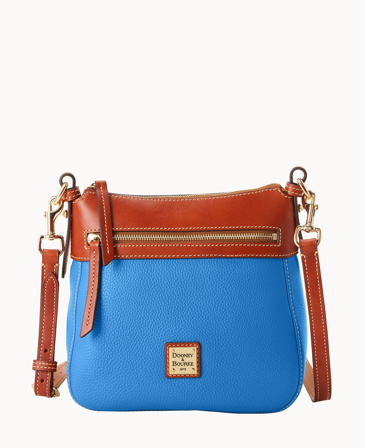 Pebble Grain Crossbody 25 - Azure