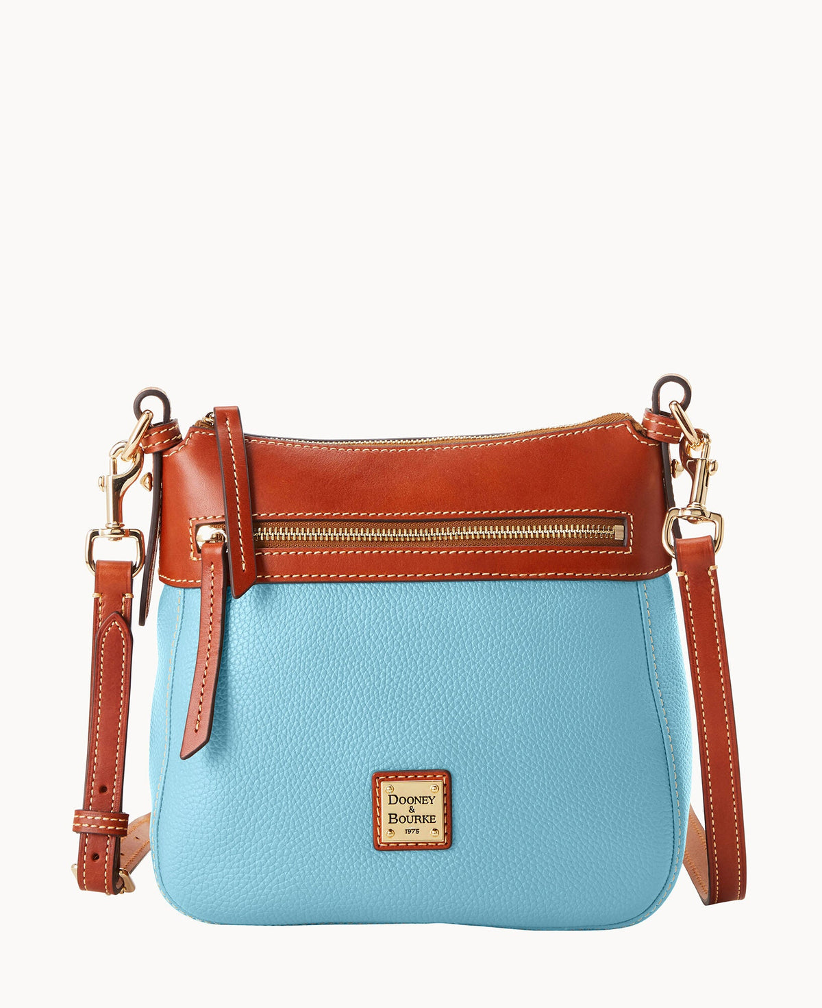 Pebble Grain Crossbody 25 - Caribbean Blue