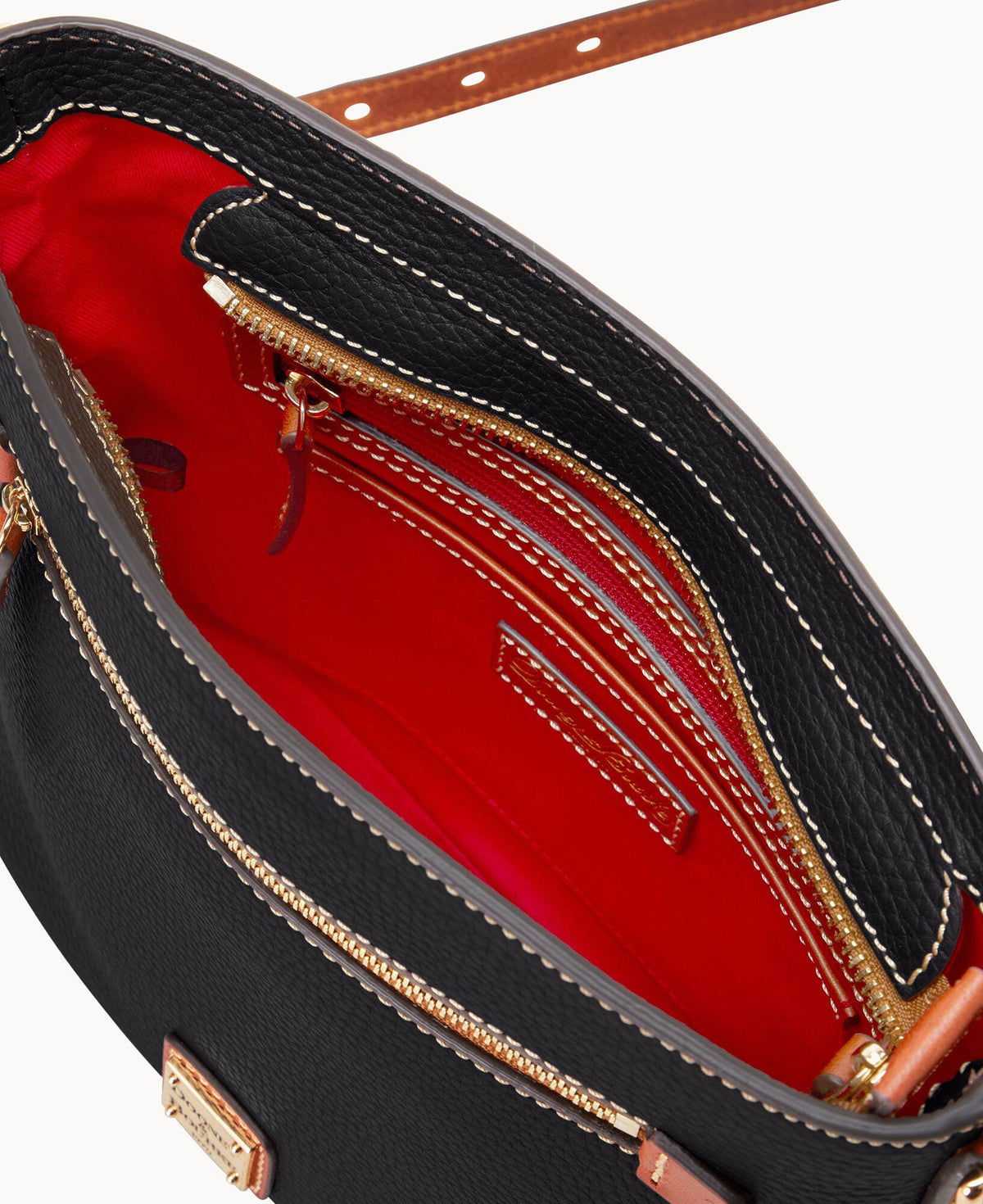 Pebble Grain Zip Crossbody - Image 35