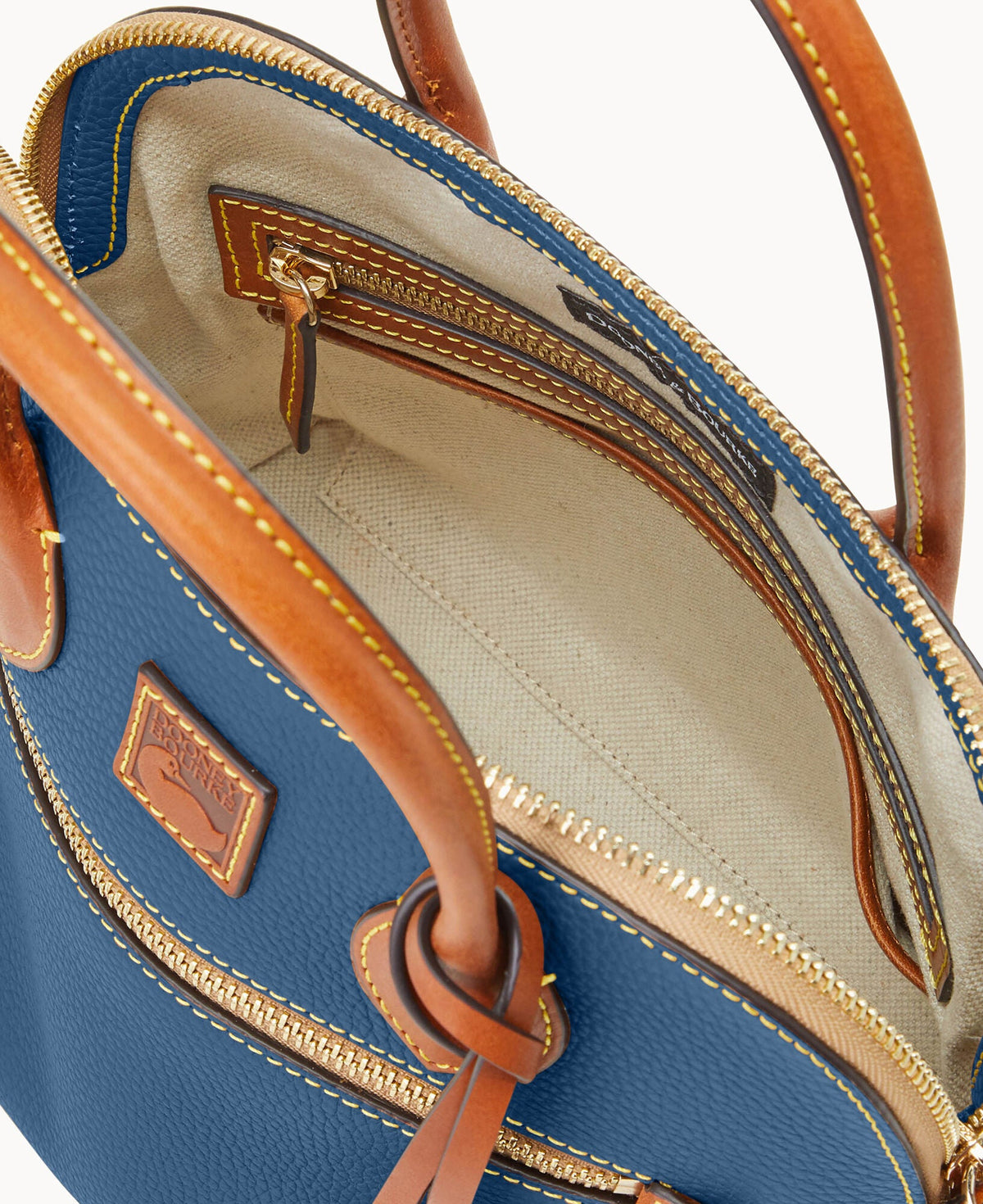 Pebble Grain Domed Satchel - Image 43