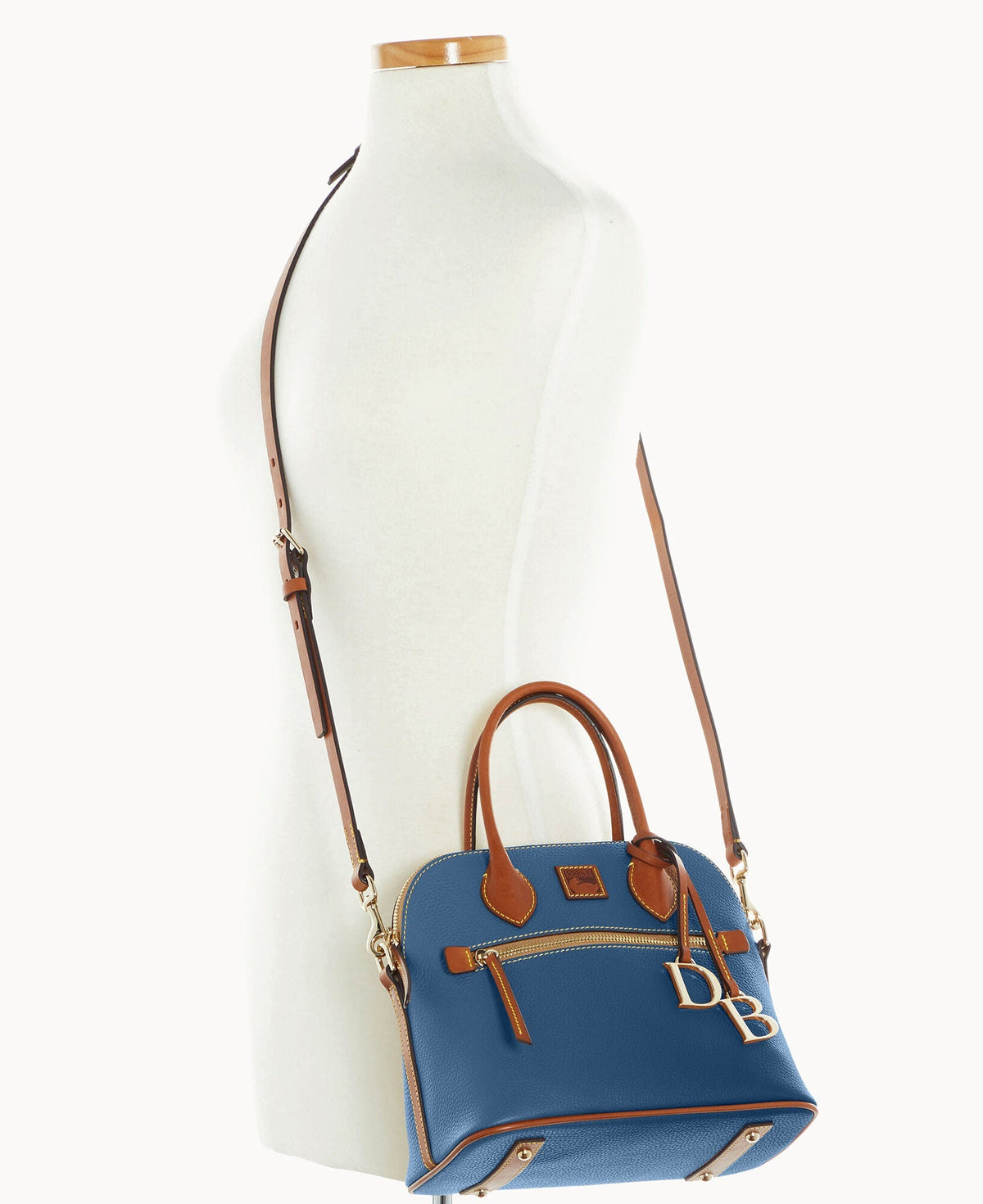 Pebble Grain Domed Satchel - Image 44