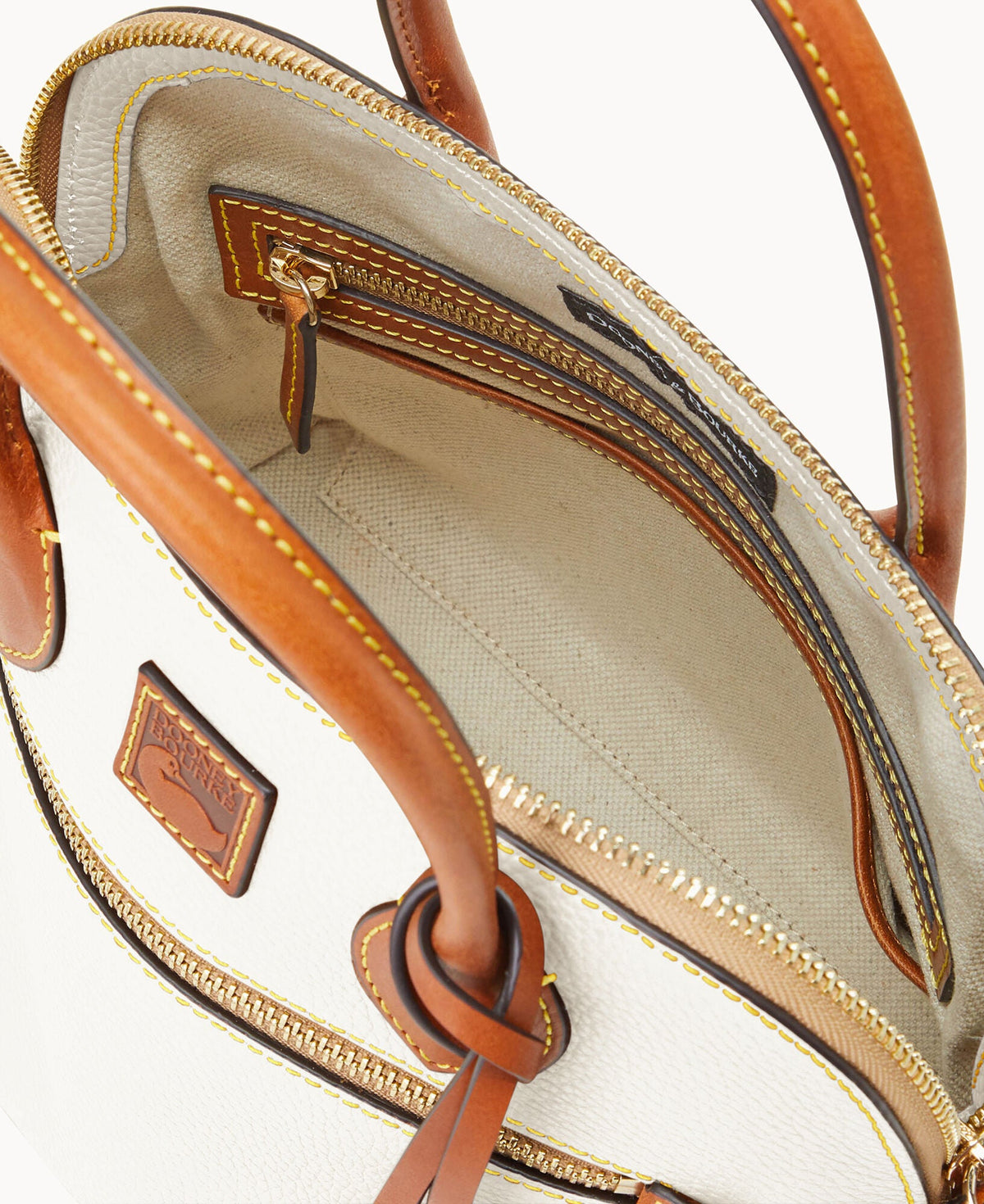 Pebble Grain Domed Satchel - Image 51