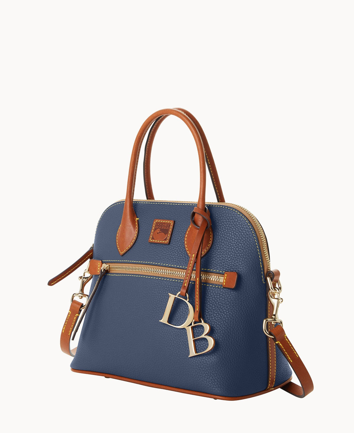 Pebble Grain Domed Satchel - Image 70