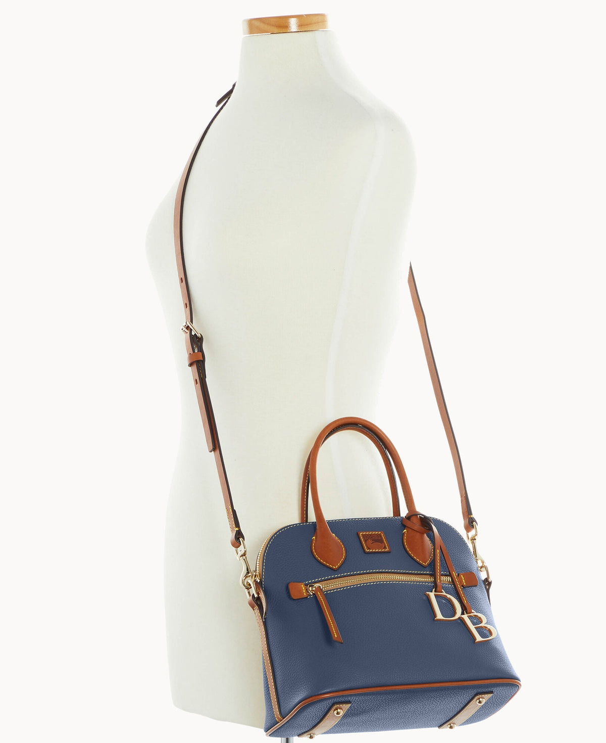 Pebble Grain Domed Satchel - Image 72